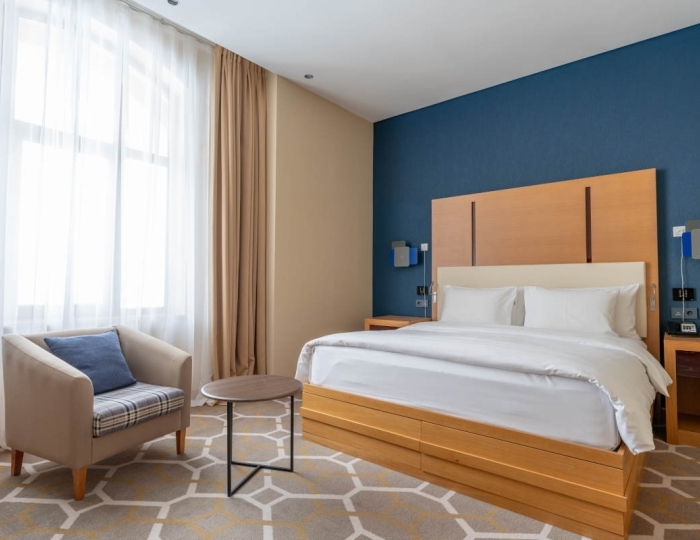 Супериор Кинг с видом на горы для людей с ограниченными возможностями - Отель Novotel Resort and Spa Krasnaya Polyana / Новотель Резорт и Спа Красная Поляна