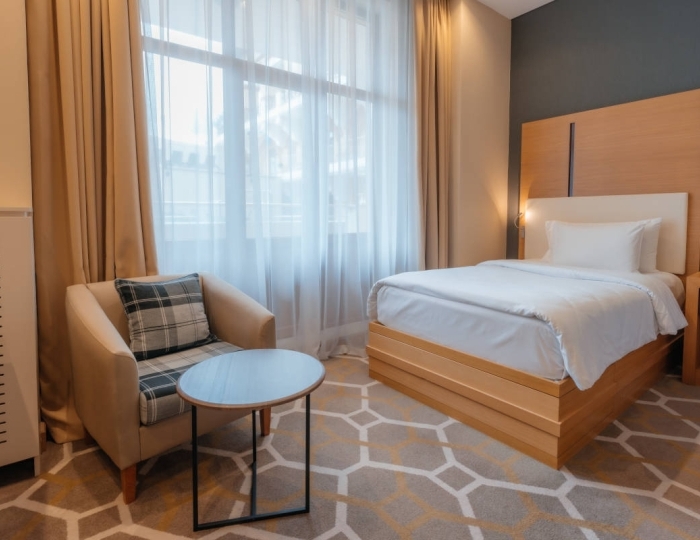 Супериор Твин с видом на бассейн - Отель Novotel Resort and Spa Krasnaya Polyana / Новотель Резорт и Спа Красная Поляна