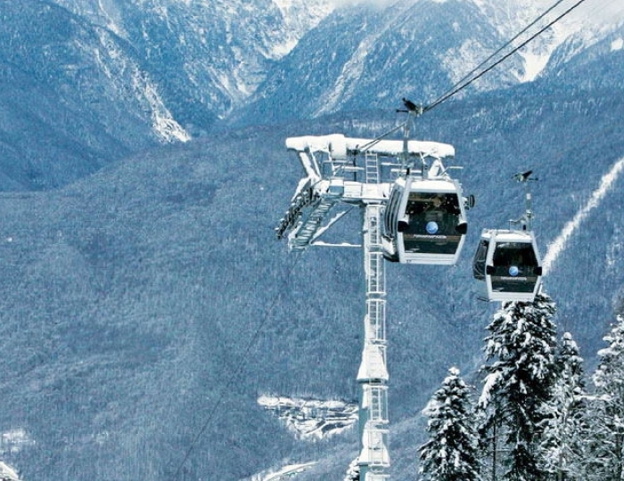 Горнолыжные трассы - Отель Novotel Resort and Spa Krasnaya Polyana / Новотель Резорт и Спа Красная Поляна