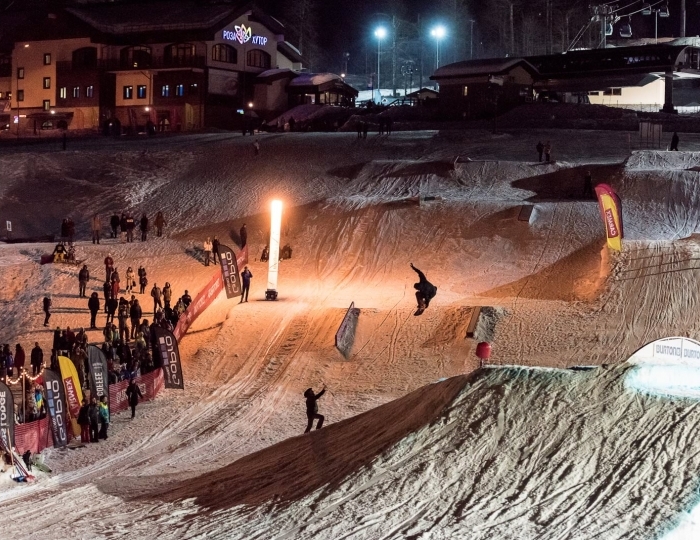 Зимние развлечения на территории курорта Красная Поляна (ex. Горки Город) - Отель Novotel Resort and Spa Krasnaya Polyana / Новотель Резорт и Спа Красная Поляна